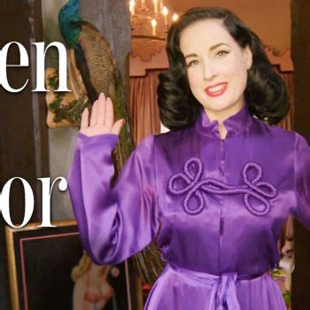 ditta tudor|Step Inside Dita Von Teese's One.